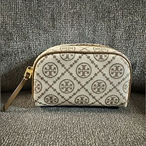TORY BURCH Mini T Monogram Cosmetic Case - NWOT